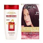 LOREAL 3.16 BURGUNDY+SHMAPOO 175ML FREE